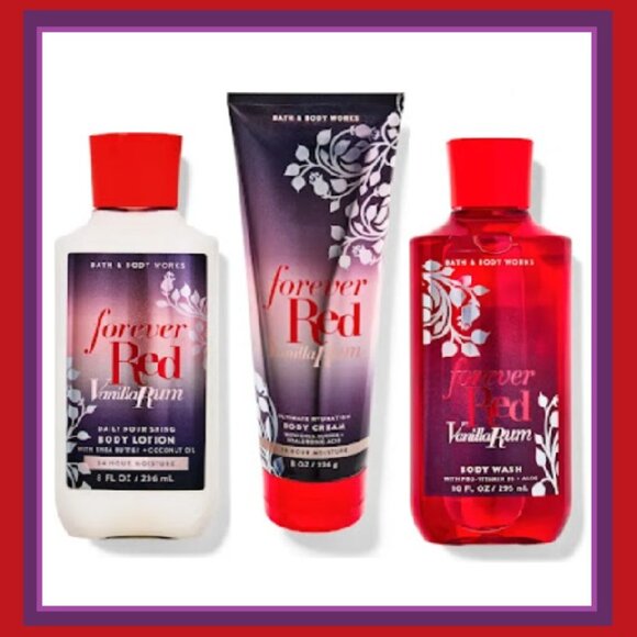 Bath & Body Works Other - NWT Bath & Body Works 3pc Forever Red Set
